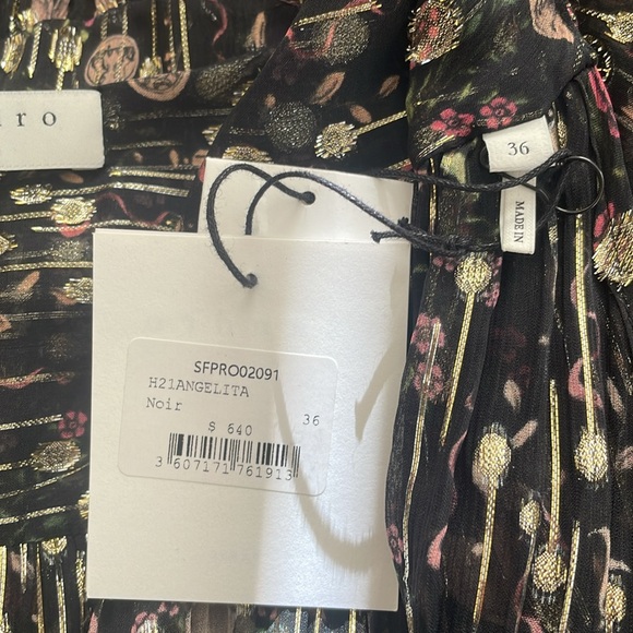 NWT - Sandro Evening Dress. Size 2/4 - Picture 10 of 16